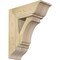 Ekena Millwork Imperial Traditional Rough Sawn Bracket w/ Offset Brace, Douglas Fir, 8"W x 20"D x 24"H BKT0806X20X24IMP01RDF - alternate 1
